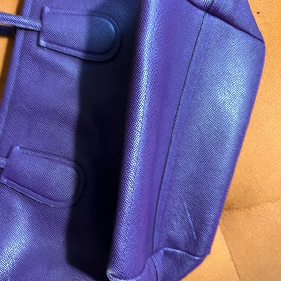 Large Coach purse in purple - Picture 10 of 17